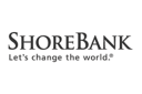 Shore Bank: logo in greyscale