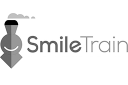 Smile Train: logo in greyscale
