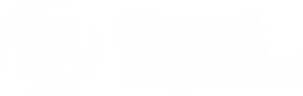 Quest Diagnostics: logo in white