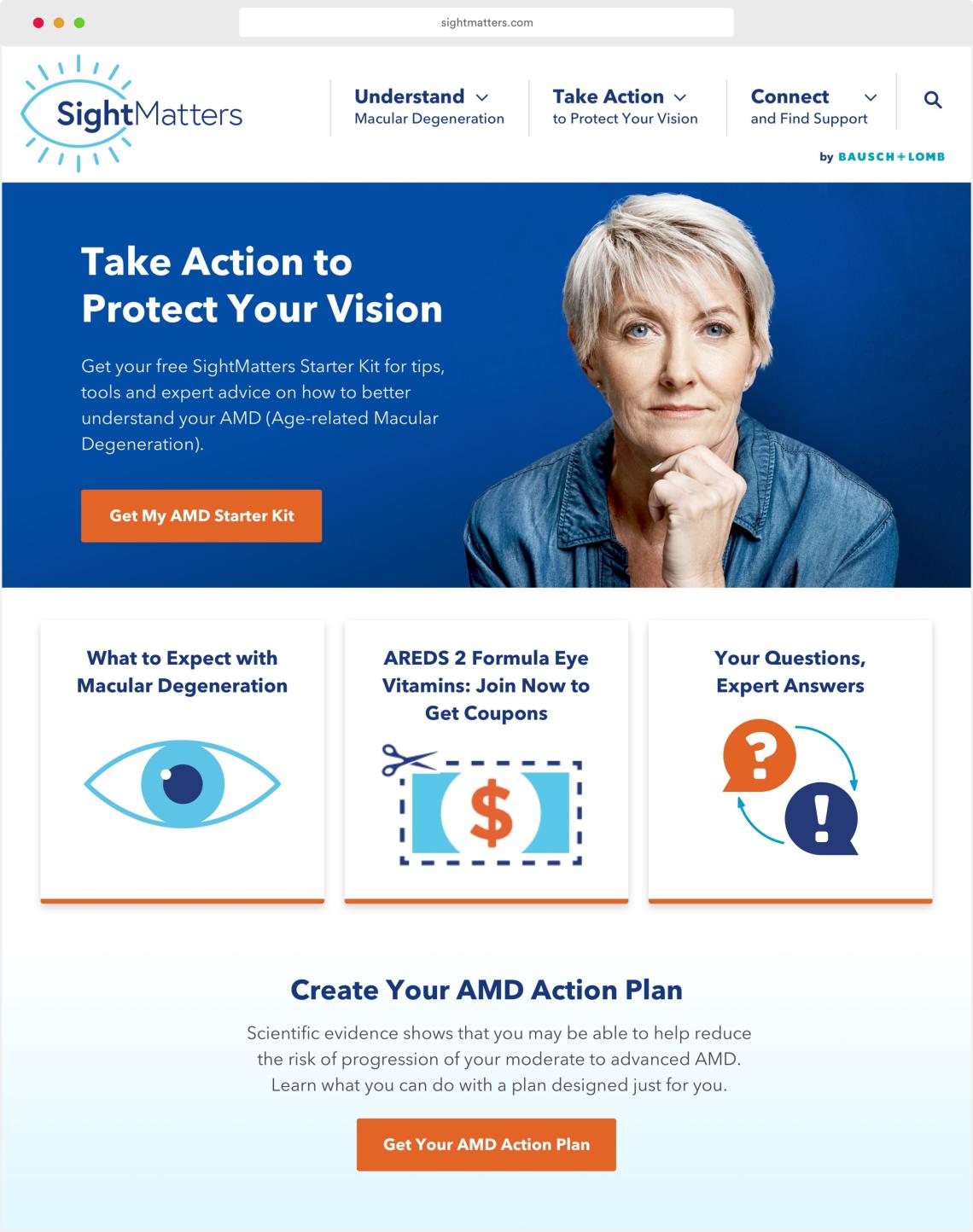 SightMatters Homepage screenshot