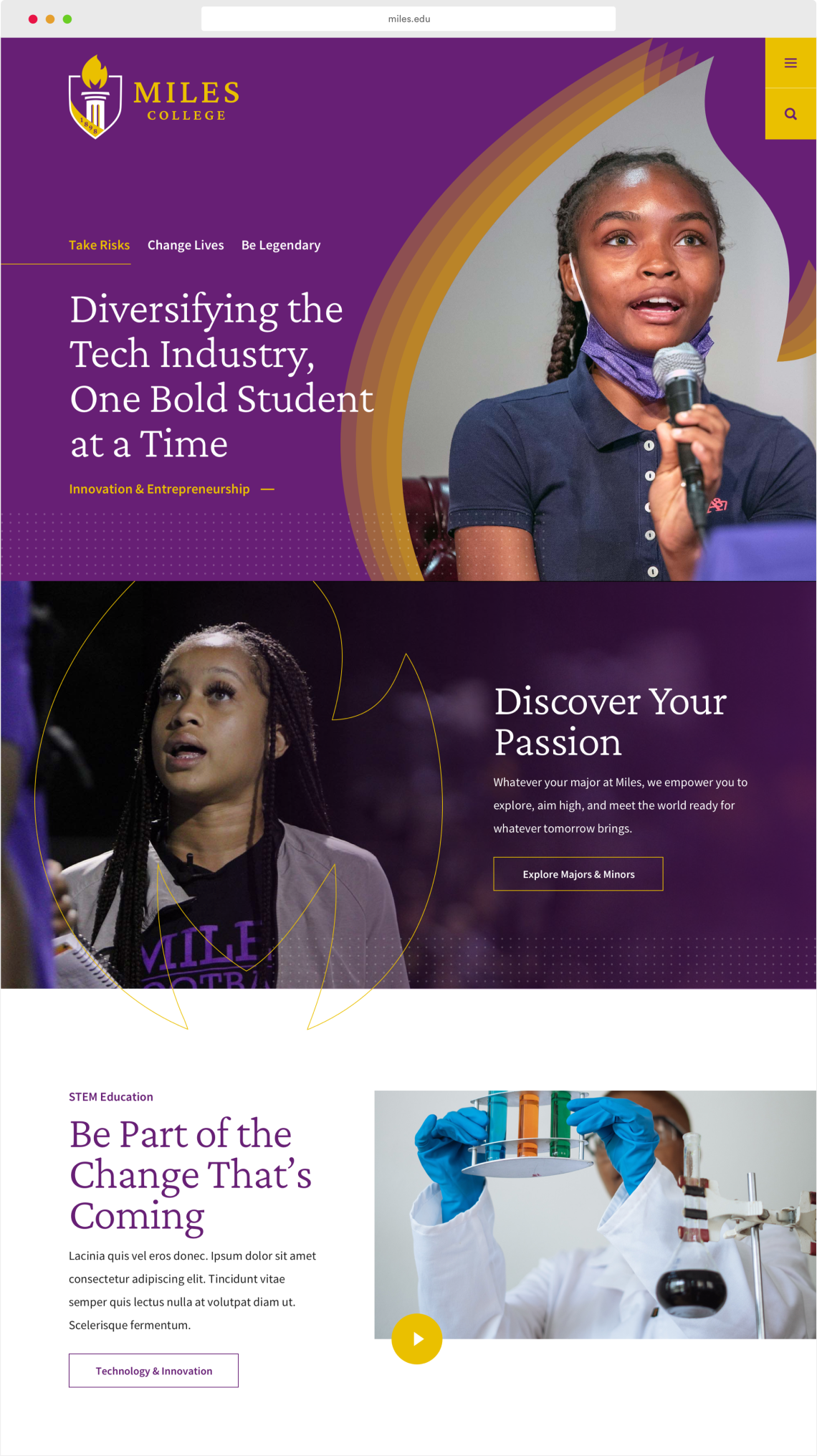 Miles College Homepage